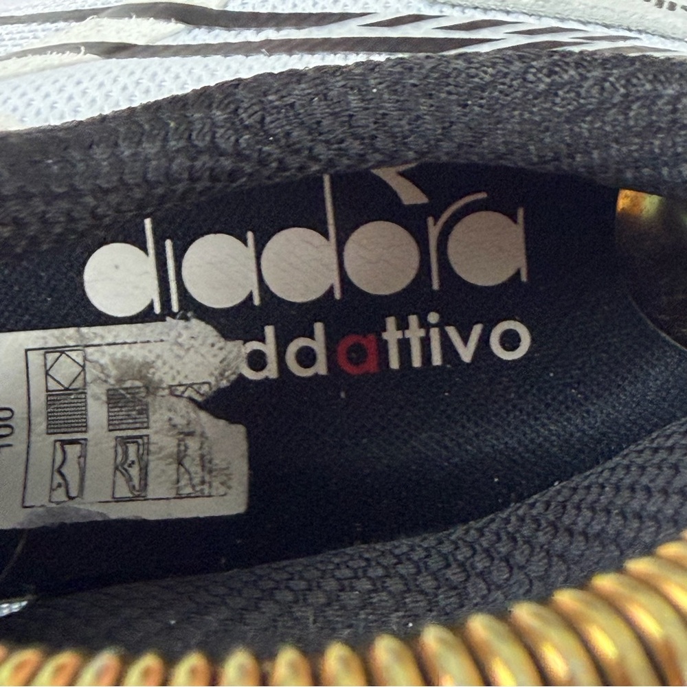 Diadora Cellula Black and White Sneakers - Picture 10 of 11